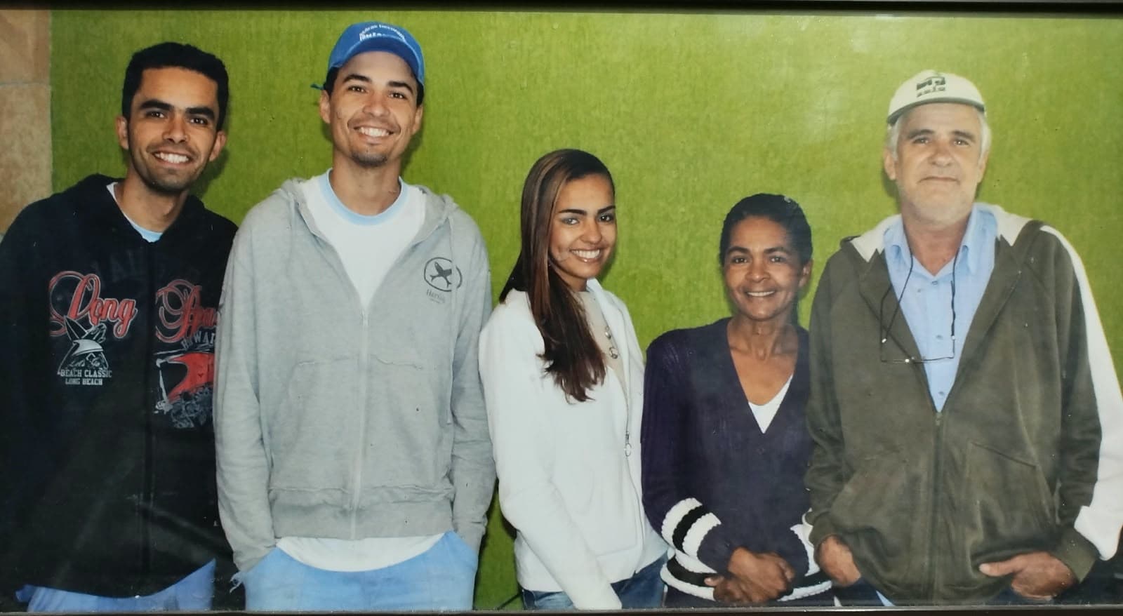 Família Cipola reunida, com Joaquim Cipola à direita